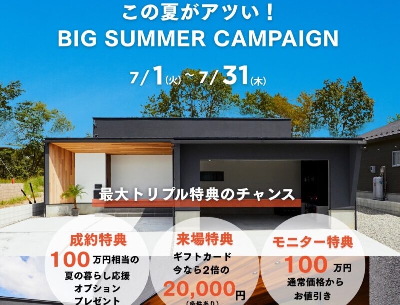 BIG SUMMER CAMPAIGN メインビジュアル
